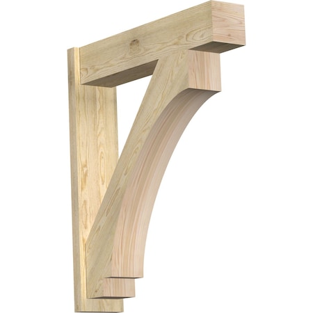 Ekena Millwork Imperial Block Rough Sawn Outlooker, Douglas Fir, 8"W x 36"D x 42"H OUT08X36X42IMP05RDF